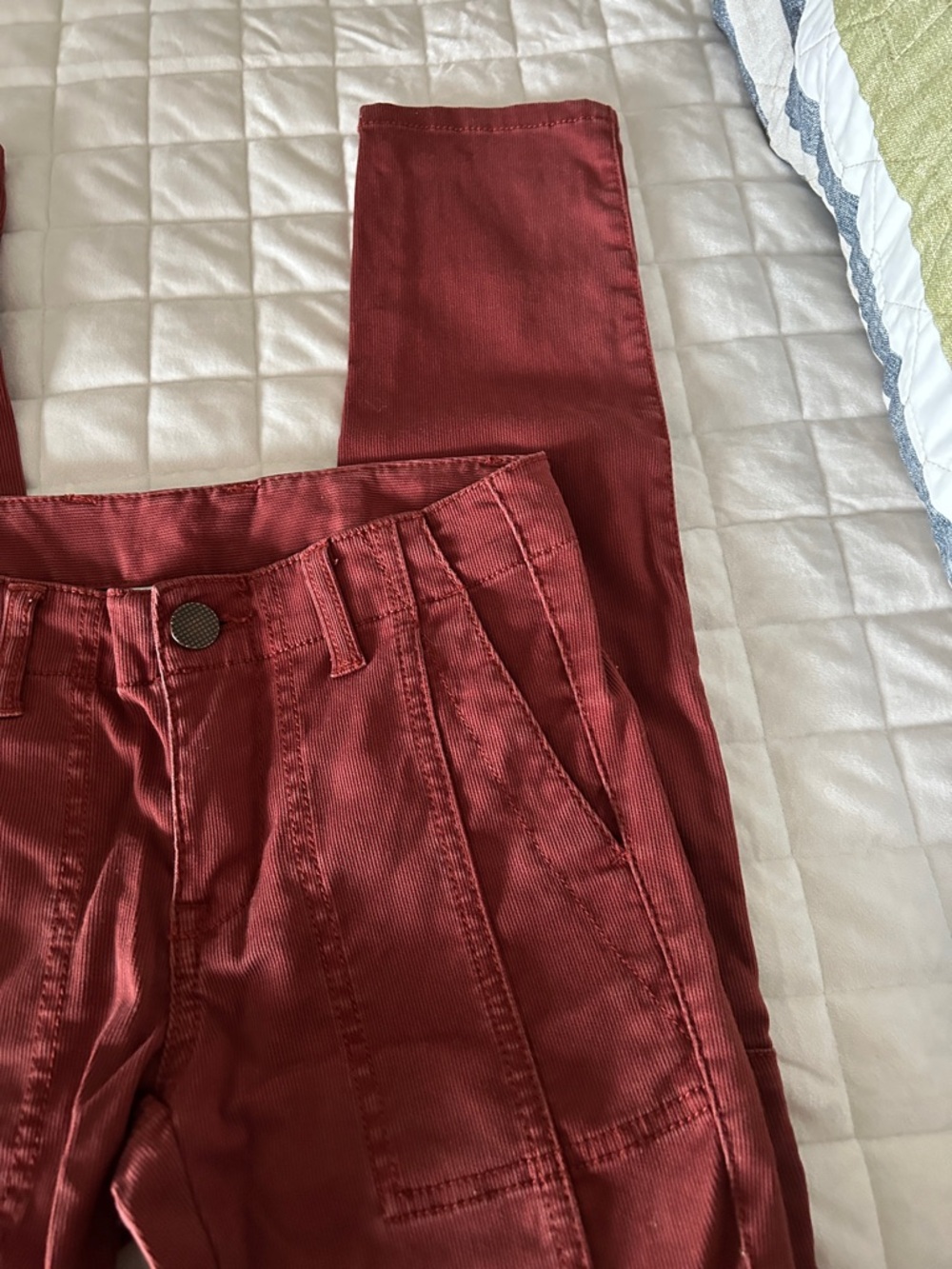 CAbi Rust-Toned Utility Pants - Picture 3 of 4